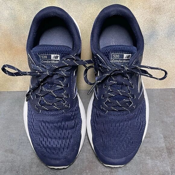 New Balance 520 V5 Women's Navy Blue Wide Sneakers Size 9.5D - Picture 12 of 13